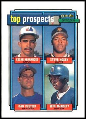 618 1992 Prospects OF (Cesar D. Hernandez Steve Hosey)